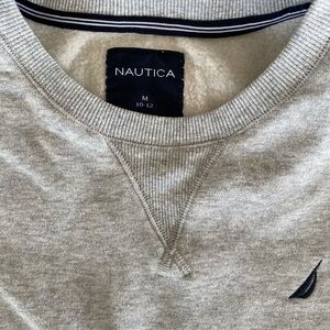 Nautica boys sweatshirt (grey)with front pouch pocket. Like new.